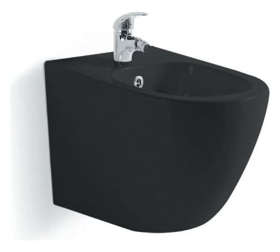 Изображение товара Подвесное биде Aquatek AQ1016-MB ЕВРОПА 510х355х311, цвет черный матовый 00000119756