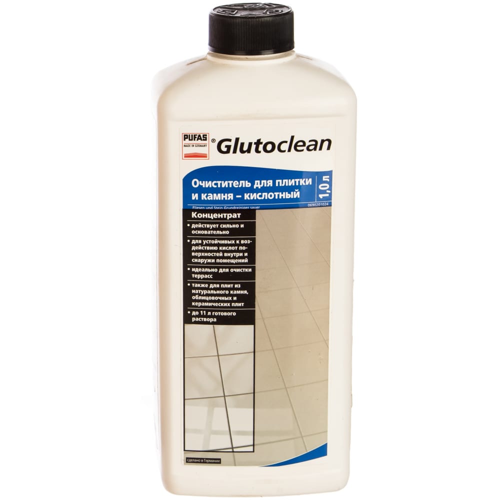 Кислотный очиститель для плитки и камня Glutoclean кислотный очиститель для плитки и камня glutoclean