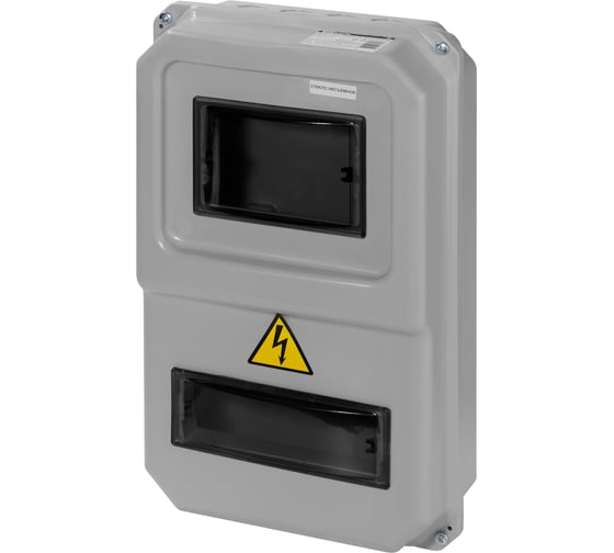 Изображение товара Навесной распределительный учетный щит ЩУРН-П-1ф-8 пластик IP54 383х234х119 TDM ELECTRIC SQ0906-0301