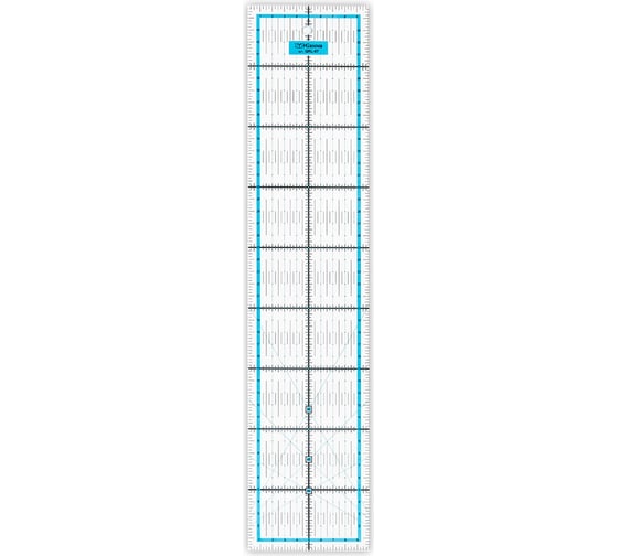 Изображение товара Линейка для пэчворка Gamma 10х45 см, пластик QRL-07 569007