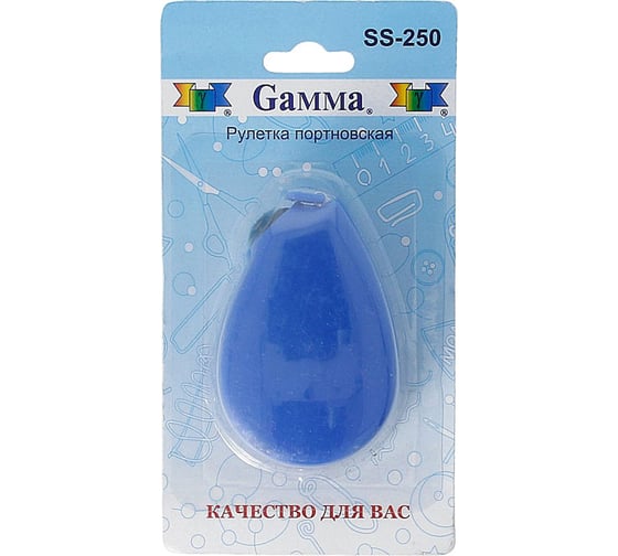 Изображение товара Рулетка Gamma пластик, 150х1.2 см SS-250 140244