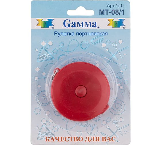 Изображение товара Рулетка пластик Gamma 150х0.7 см MT-08/1 488357
