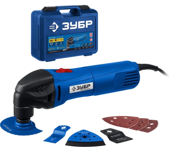 Изображение товара Реноватор с набором насадок ЗУБР Профессионал 550 Вт, кейс МФИ-П550 КН