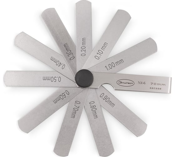 Изображение товара Набор щупов Элитест № 4 (0.1-1.0 мм) 00120973