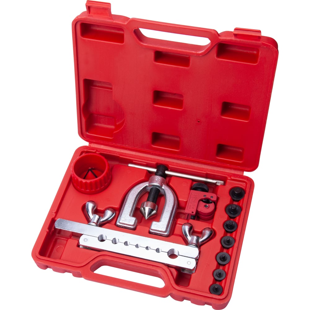 Изображение товара Профессиональный набор для развольцовки труб AV Steel 11 предметов AV-923027