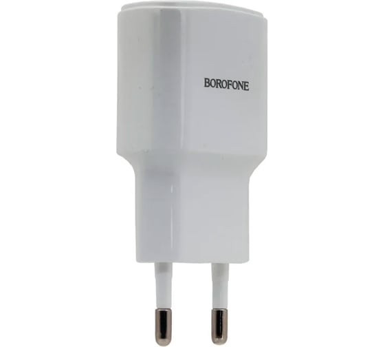 Изображение товара Сетевое зарядное устройство Borofone ba48a orion 1xusb, 2.1а, белый 0L-00049115