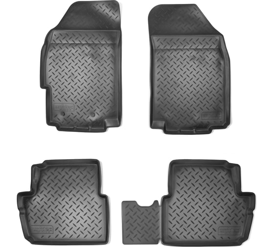 Изображение товара Салонные коврики НОР-ПЛАСТ для Chevrolet Spark (2011)\ Ravon R2 (2016) UNIDEC NPL-Po-12-28