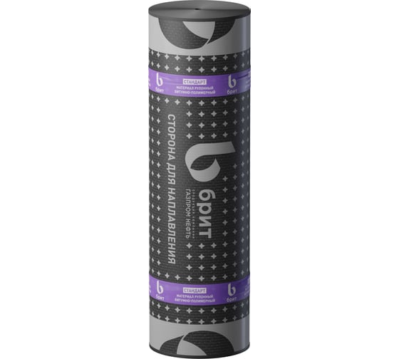 Изображение товара Рулонный битумно-полимерный материал БРИТ Стандарт ЭПП, 15 м DSC14010