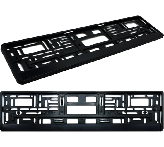 Изображение товара Рамка номерного знака ST черная двухсоставная 225490