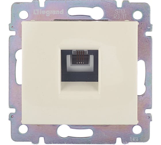 Изображение товара Розетка Legrand Valena RJ11, слоновая кость 695622