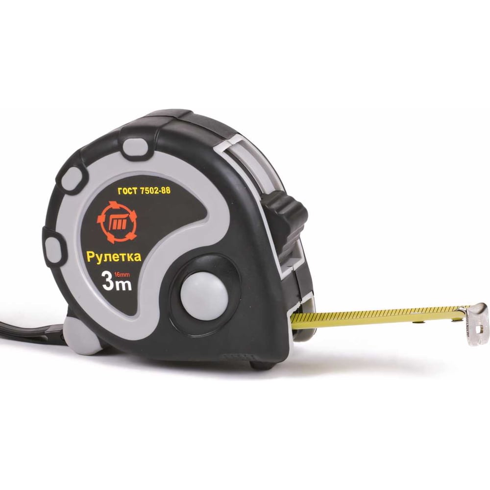 Изображение товара Рулетка 3мх16мм Туламаш 101360 Изображение товара Рулетка 3мх16мм Туламаш 101360