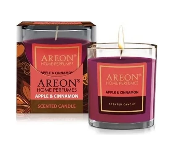 Изображение товара Ароматическая свеча Areon HOME PERFUMES Apple & Cinnamon 120 гр CR01