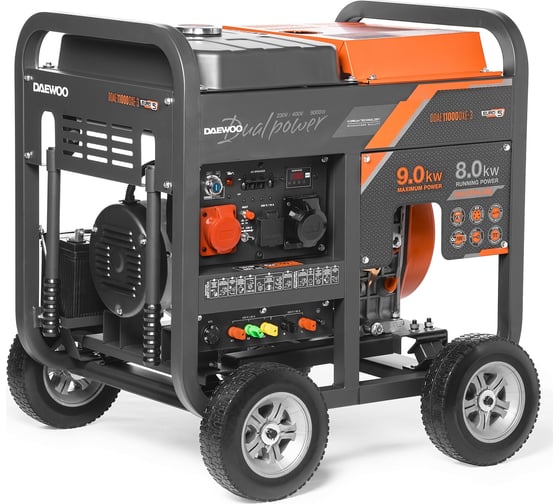 Изображение товара Дизельный генератор с функцией Dual Power Daewoo DDAE 11000DХE-3