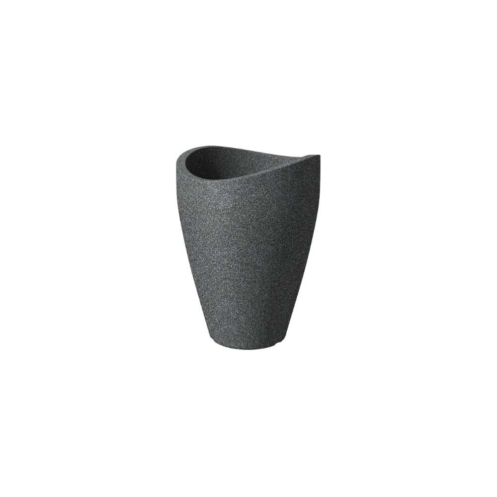 Пластиковое кашпо Scheurich 254 Schwarz-Granit диаметр 39 см, ширина 40 см, высота 54 см, 16 л гранит 061311