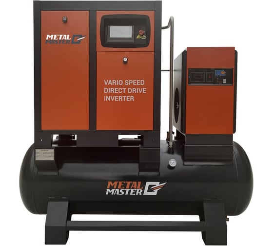 Изображение товара Компрессорная станция 3 в 1 METALMASTER MCDR 5.5-10-350 21020