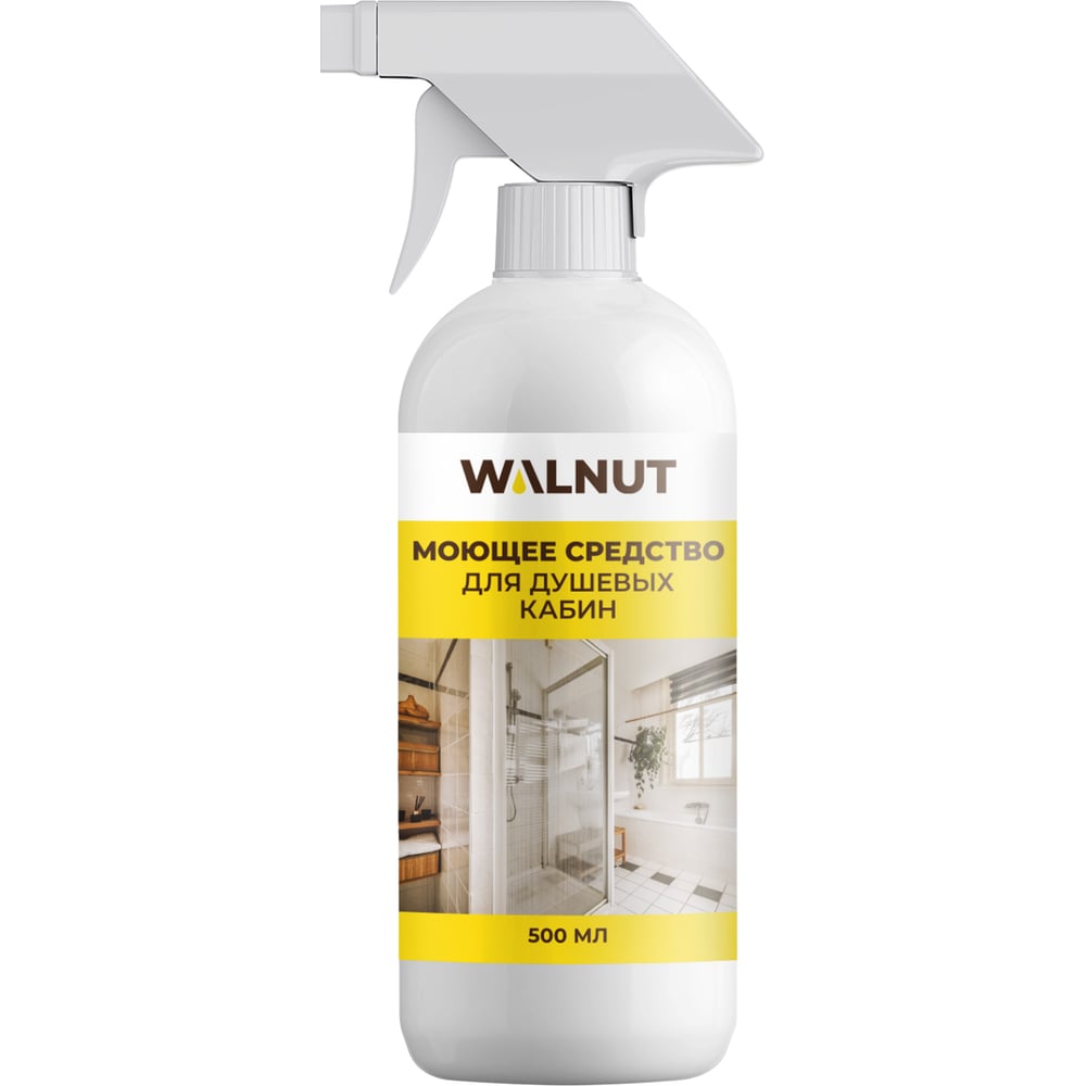 Изображение товара Моющее средство для душевых кабин WALNUT 500 мл WLN0564