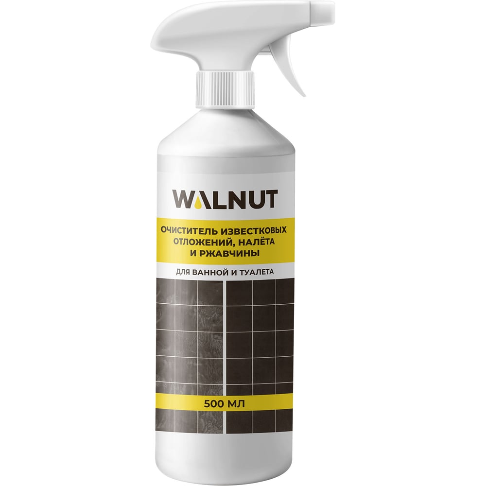 Изображение товара Универсальное чистящее средство от известкового налета WALNUT 500 мл WLN0394