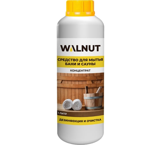 Изображение товара Дезинфицирующее средство для уборки в бане и сауне WALNUT 1 л WLN0404