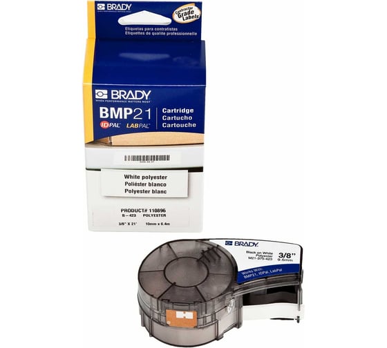 Изображение товара Лента для принтера BMP21-PLUS BRADY M21-375-423 brd110896
