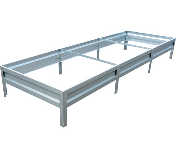 Изображение товара Оцинкованная грядка ООО «ТД «КАСКАД» 1x3 м, высота 0.2 м ГР3Ц