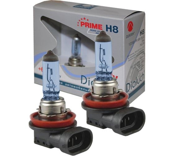 Изображение товара Лампы Диалуч h8 12v 35w +60 pgj19-1 prime лч408pr-2br 12358-PR-BR-DUO