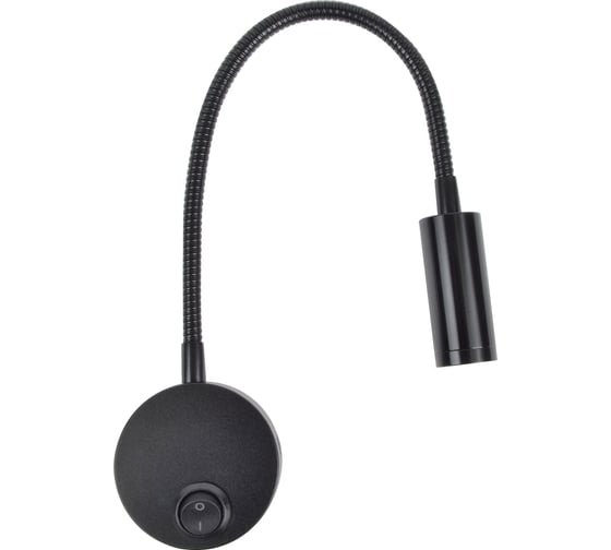 Изображение товара Настенный светодиодный светильник Uniel гибкий для интерьерного освещения ult-f21-3w/4000k ip20 black UL-00004176