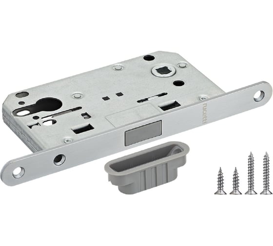 Изображение товара Магнитная защелка Rucetti RM1885 SC под цилиндр, цвет - матовый хром 9014501