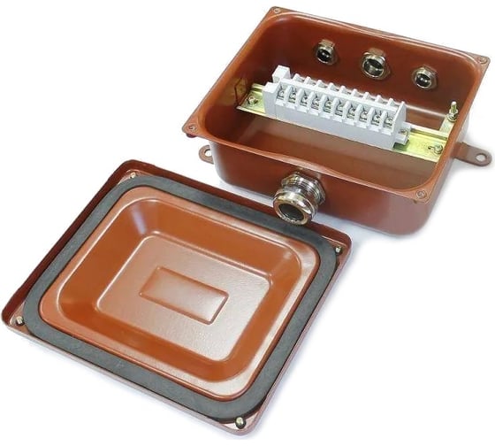 Изображение товара Коробка ГОФРОМАТИК У614а с латунными сальниками ( 4шт. сальника) zeta30321