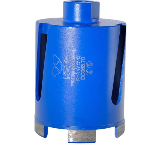 Изображение товара Коронка алмазная по бетону сухой рез (72х70 мм; М16) KEOS DC072.70