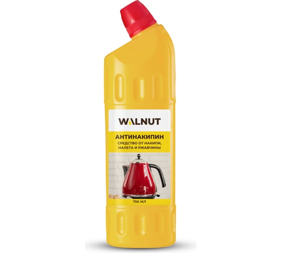 Изображение товара Антинакипин для чайников WALNUT (средство от накипи, налета и ржавчины), 750 мл WLN0459