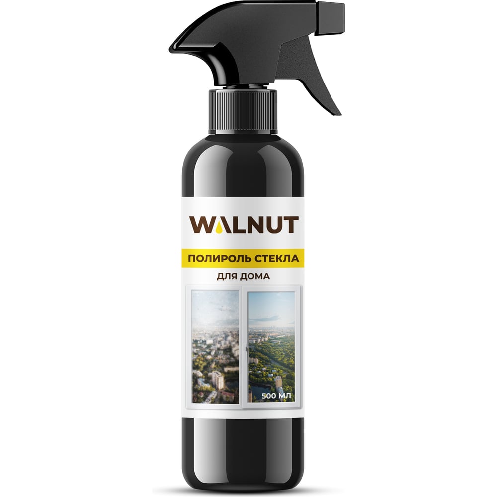 Изображение товара Полироль стекла для дома WALNUT 500 мл WLN0396 антидождь, без разводов