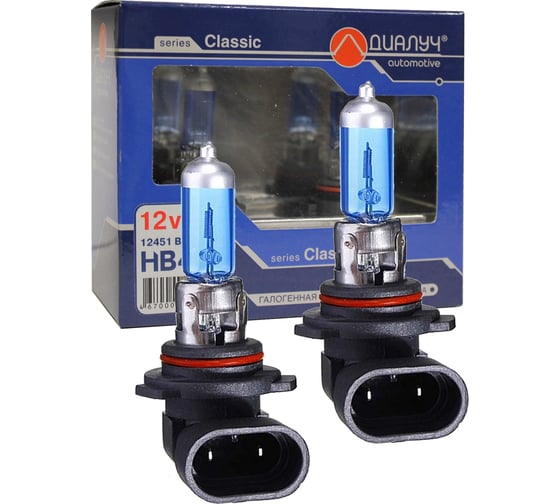 Изображение товара Лампы Диалуч hb4 12v 51w p22d к-т blue duo белый свет лч424-в2 12451-Bl-DUO