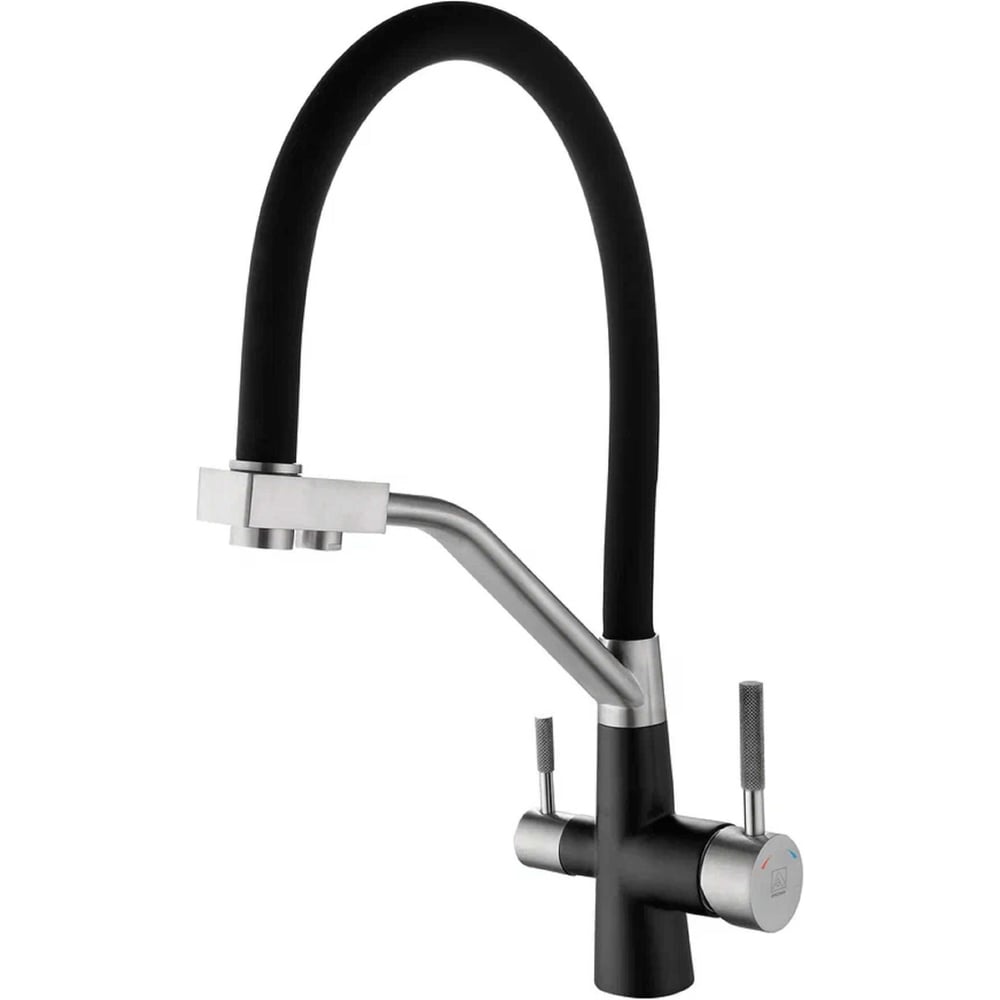 Изображение товара Смеситель для кухни ARGOTECH Solid с поворотным изливом и керамическим картриджем