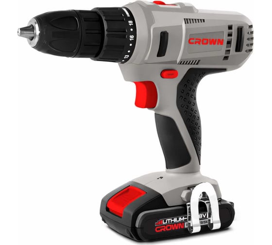 Изображение товара Аккумуляторный шуруповерт CROWN CT21056L BMC CT21056L-1.5 BMC