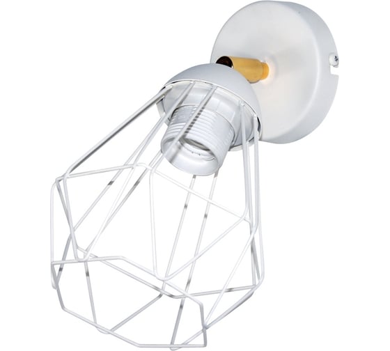 Изображение товара Настенный светильник ЭЛЕТЕХ Кристаль 511 белый муар НББ 01-60-176 Е27 [ИМ] 1005405219