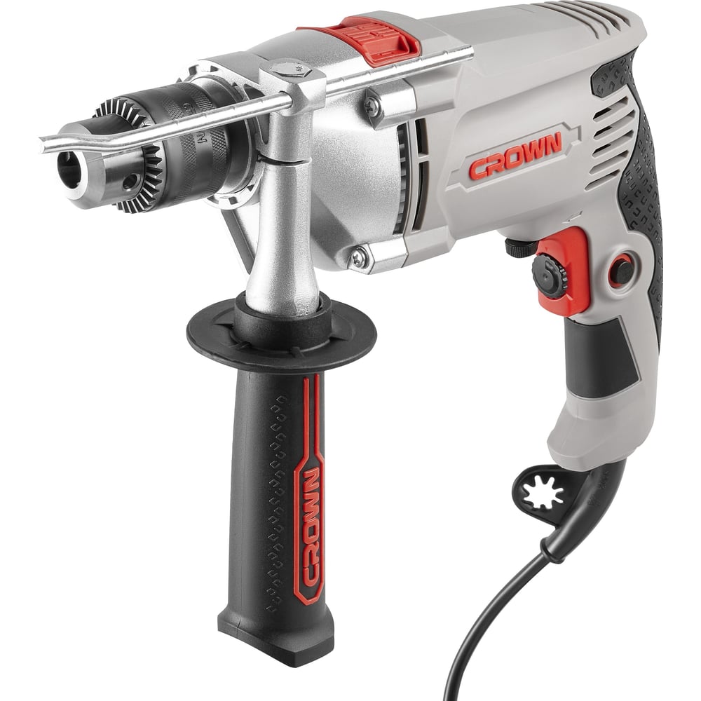 Изображение товара Ударная дрель CROWN CT10130 профессиональная мощная с реверсом и регулировкой оборотов