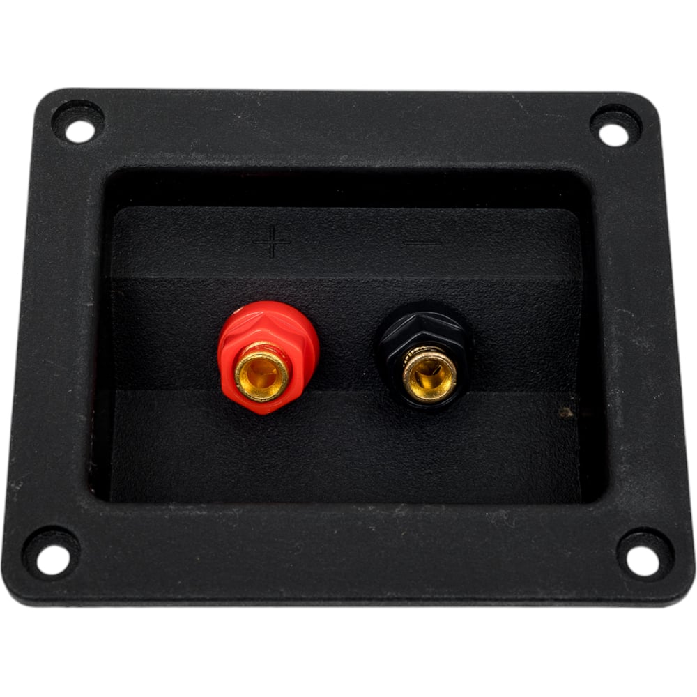 Терминал аудио Pro Legend квадратный, пластик, позолоченный, на корпус PL2353