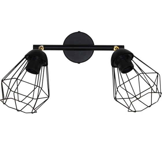 Изображение товара Настенный светильник ЭЛЕТЕХ Кристаль 521 черный муар НББ 01-2x60-113 Е27 [ИМ] 1005405215