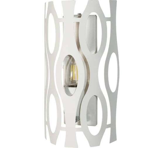 Изображение товара Настенный светильник ЭЛЕТЕХ Джоли 511 белый муар НББ 01-60-172 Е27 [ИМ] 1005405141