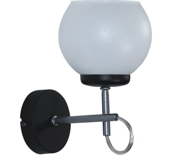 Изображение товара Настенный светильник ЭЛЕТЕХ Блюз 511 черный хром (Плафон 8330) НББ 01-60-177 Е27 [ИМ] 1005405226