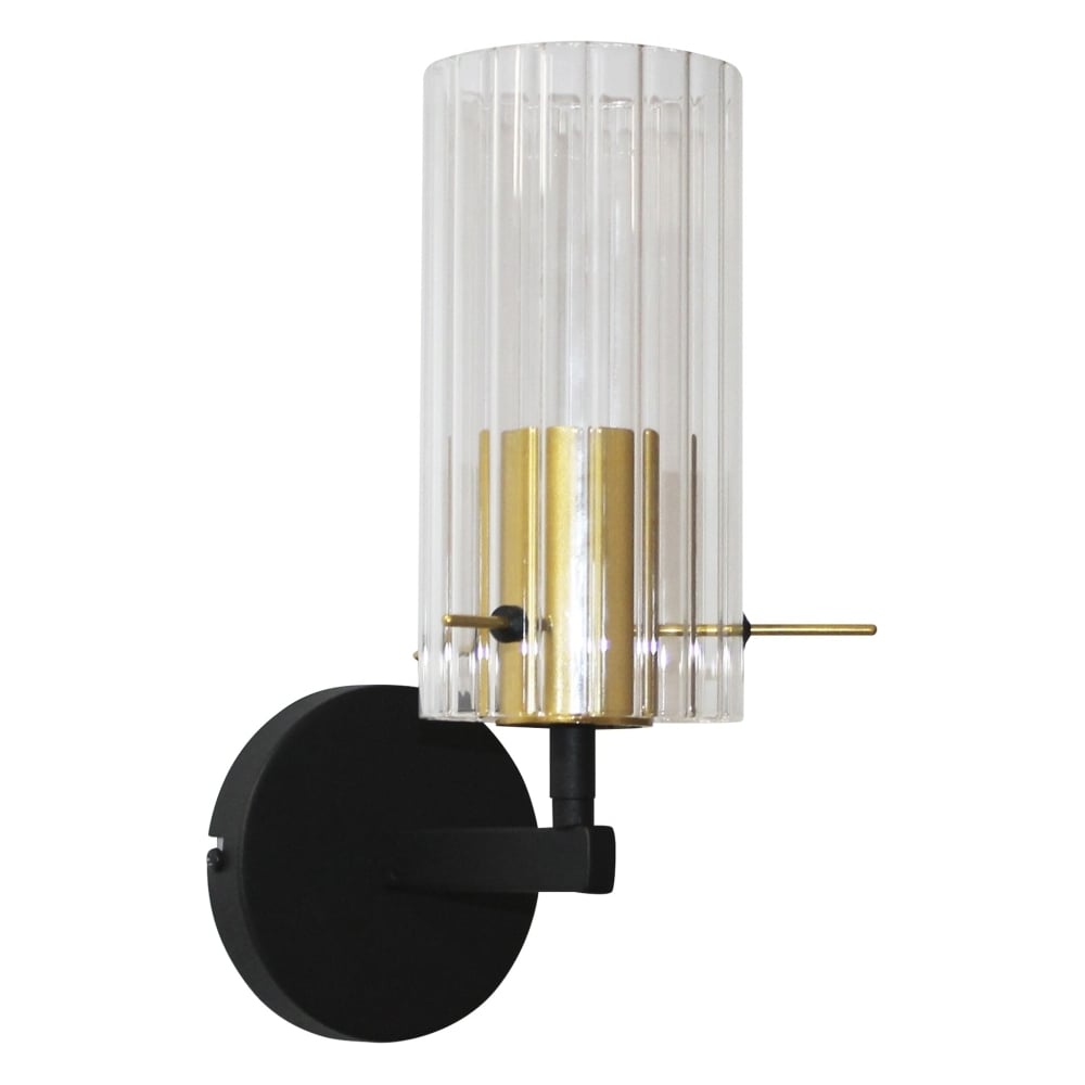 Изображение товара Настенный светильник ЭЛЕТЕХ Эсми 511 черный золото Modern стиль стекло из стекла IP20