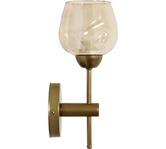 Изображение товара Настенный светильник ЭЛЕТЕХ Адель 511 золото (Плафон 8268) НББ 01-60-178 Е27 ИМ 1005405233