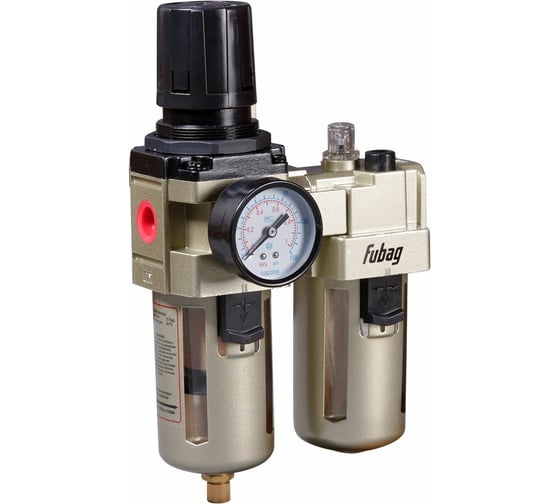 Изображение товара Блок подготовки воздуха FRL 3000 1/2 FUBAG 190150