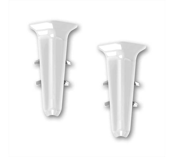 Изображение товара Внутренний угол для плинтуса DECONIKA 70 мм, 001-G Белый глянец Д-П70-В-Ф2 001-0 БЕЛ-Г