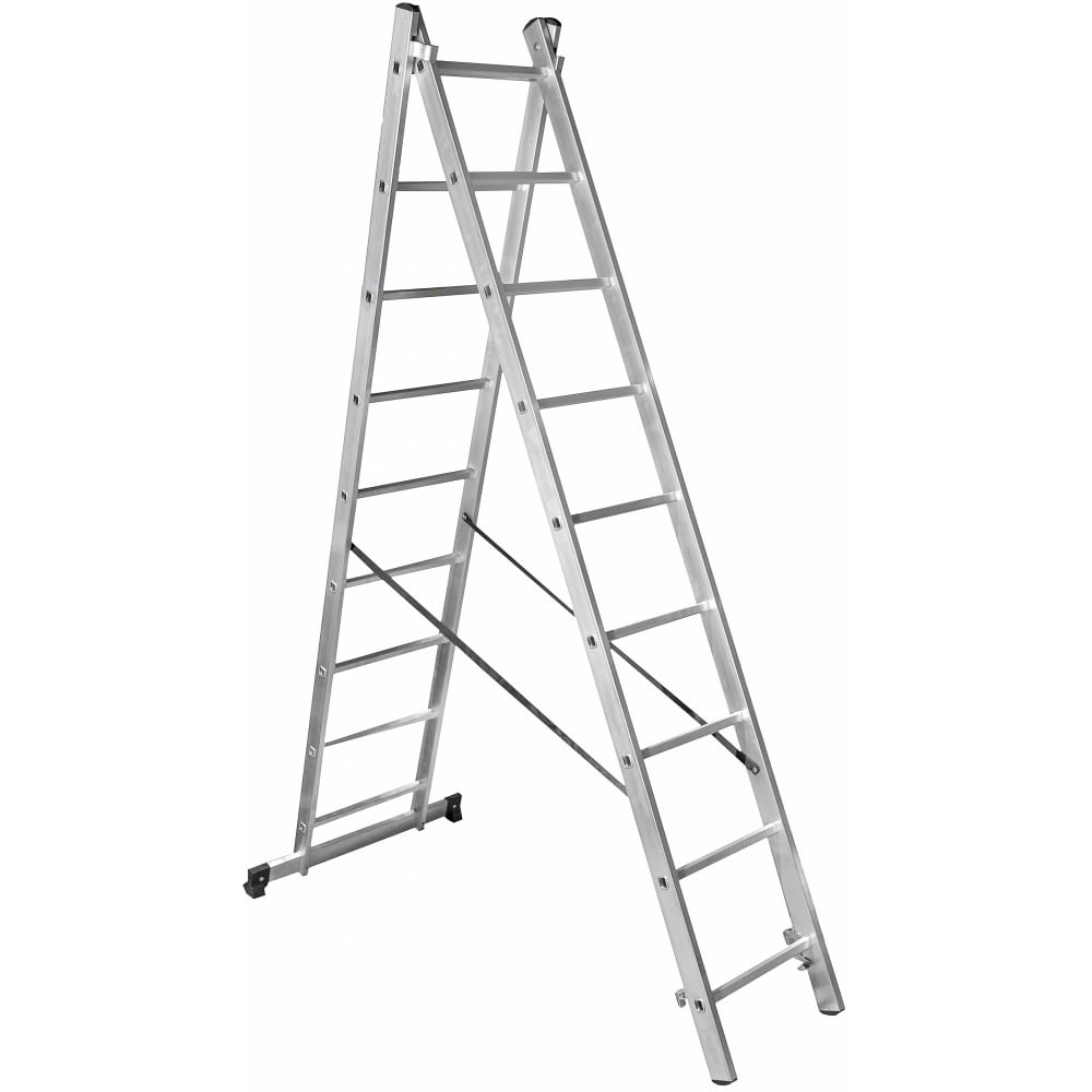 Двухсекционная лестница Gigant двухсекционная алюминиевая лестница ladderbel