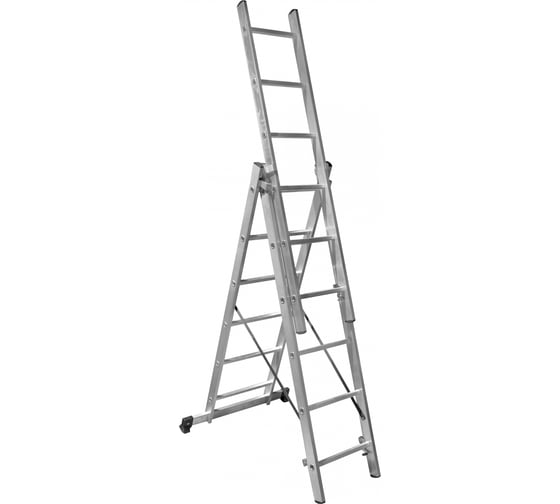 Изображение товара Трехсекционная лестница 6 ступеней Gigant L-03 3х6