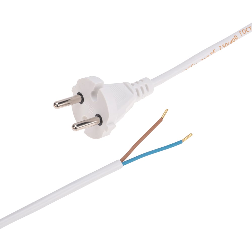 Электрический шнур REXANT, цвет белый 11-1306 - фото 1
