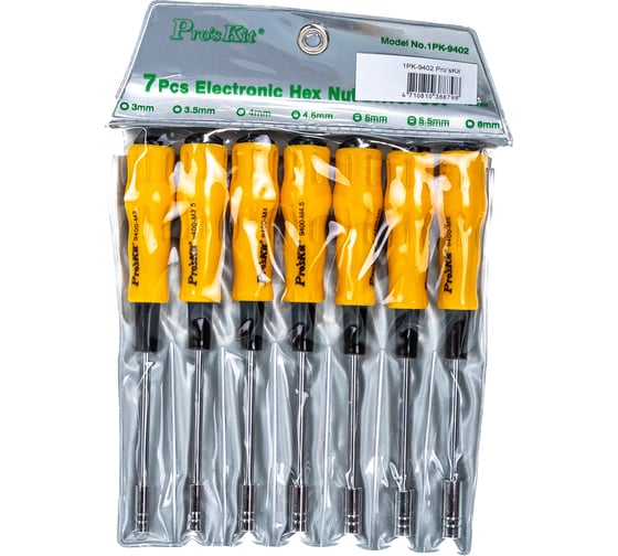 Изображение товара Набор отверток с торцевыми головками 1PK-9402 Pro'sKit 00153903