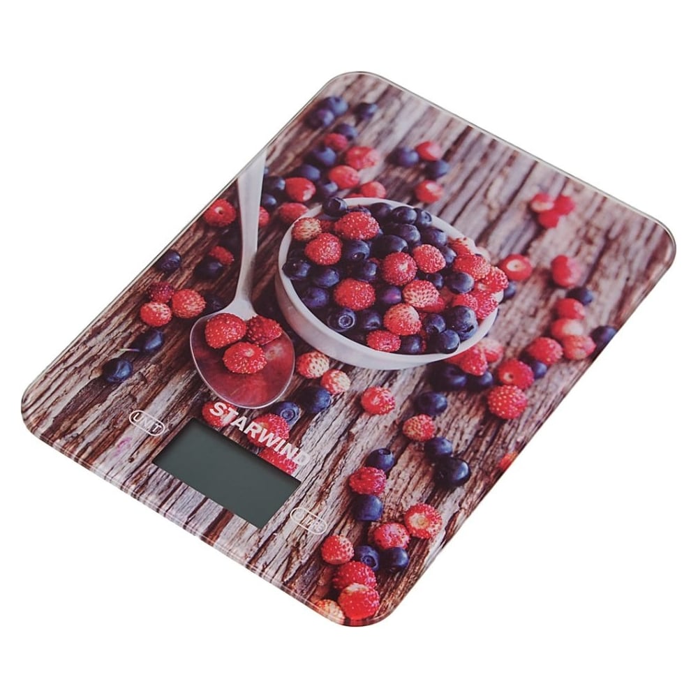 Изображение товара Кухонные электронные весы Starwind SSK3354 макс. вес 5 кг 317446 Изображение товара Кухонные электронные весы Starwind SSK3354 макс. вес 5 кг 317446