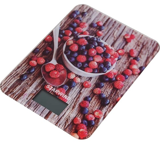 Изображение товара Кухонные электронные весы Starwind SSK3354 макс. вес 5 кг 317446